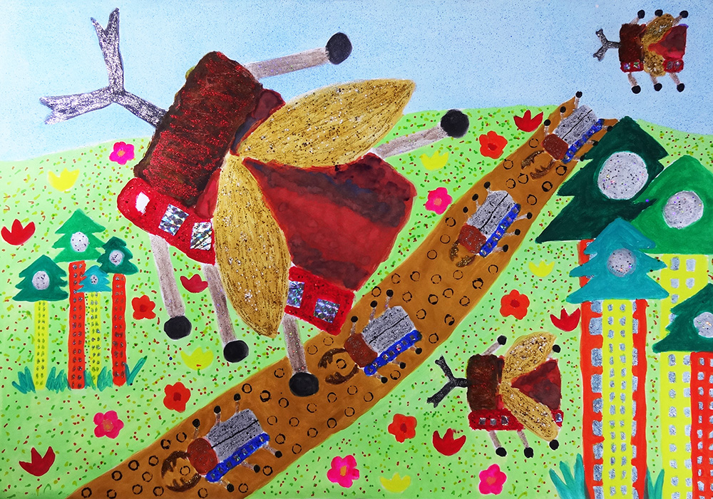 第22回かながわ夢絵コンテスト 川崎フロンターレ賞