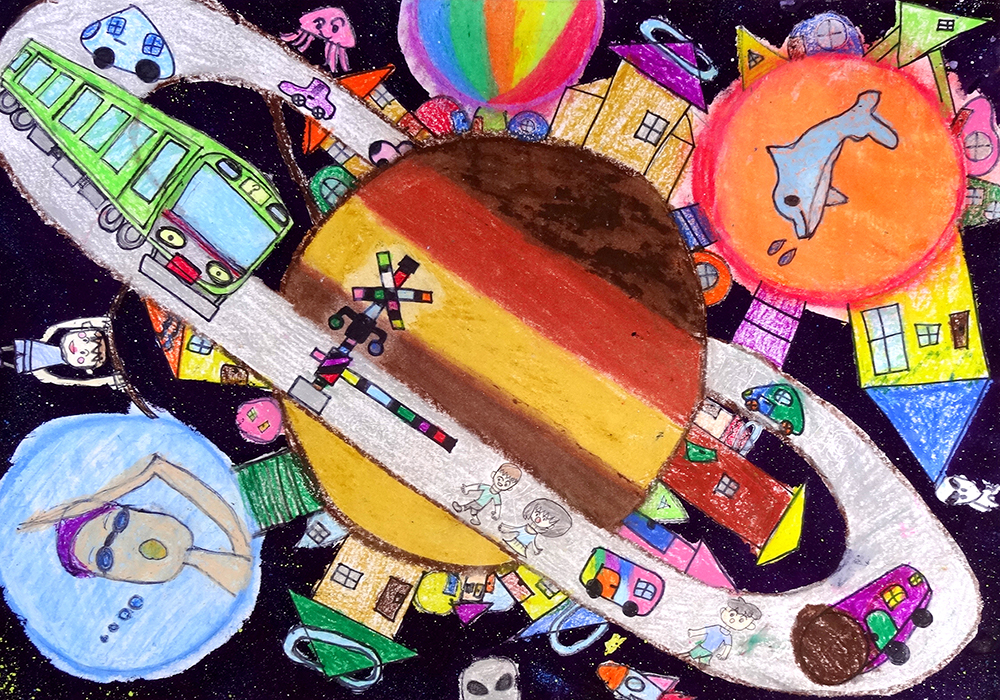 第22回かながわ夢絵コンテスト 横須賀市教育委員会賞