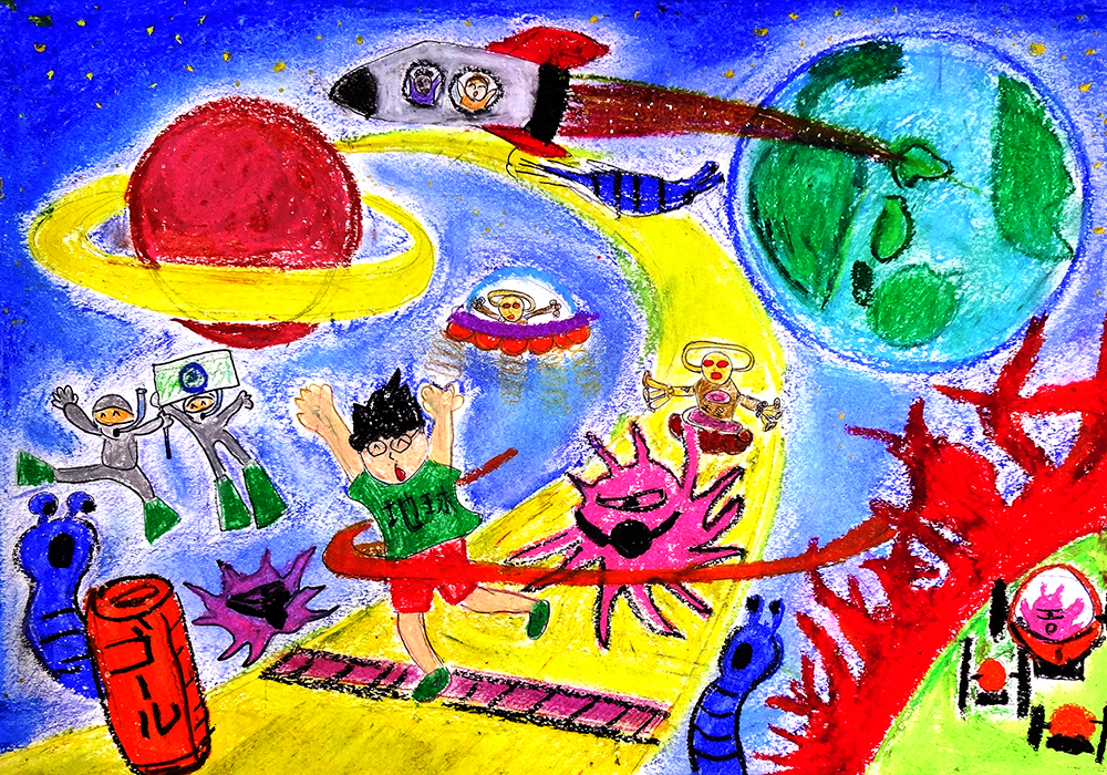 第23回かながわ夢絵コンテスト 鎌倉市教育委員会賞